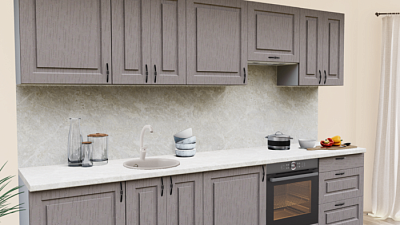 Кухня на заказ Эмаль земная